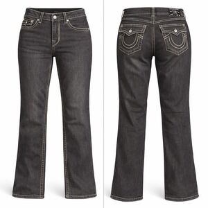 NNWT TRUE RELIGION RICKY SN FLAP MENS 34 NWT CHLK GREY STYLE 108826